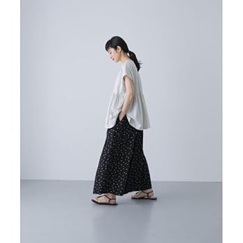 かぐれ ウエストギャザーフレンチプルオーバー Amazon | [かぐれ] ウエストギャザーフレンチプルオーバー BLACK